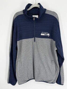 Seattle Seahawks NFL Quarterback Zip Pullover Men’s XL